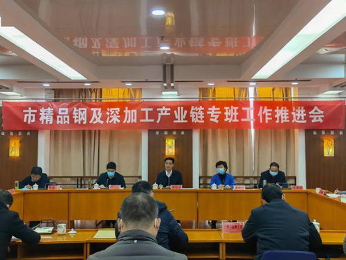 程利军出席市精品钢及深加工产业链工作推进会